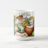 Mug Tropical Turtle Vibes – Évasion artistique sur la (Centre)