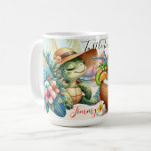 Mug Tropical Turtle Vibes – Évasion artistique sur la (Devant gauche)