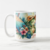 Mug Tropical Turtle Vibes –Summer Beach Escape Art (Gauche)