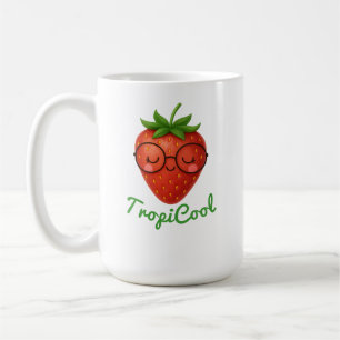 Mug TropiCool fraise - Vibe d'été mignonne et fraîche
