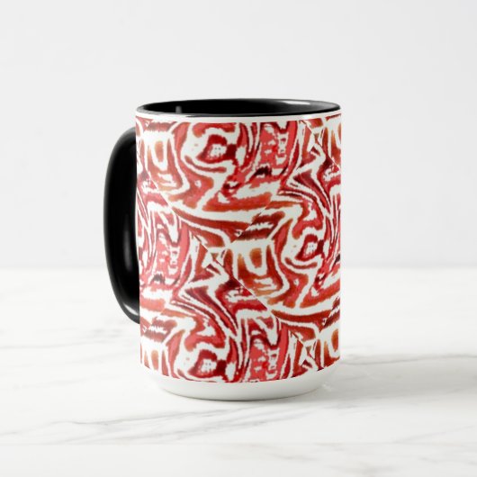 Mug Tropique rouge (Devant gauche)