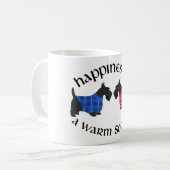 Mug Trotters Écossais Noirs Bonheur (Devant gauche)