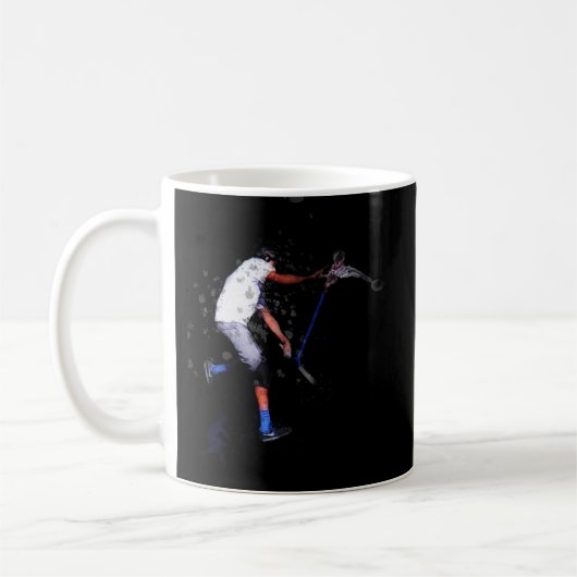Mug Trottinette artistique Shadow Scooting Trick (Gauche)