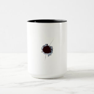 Mug Trou de balle tirée
