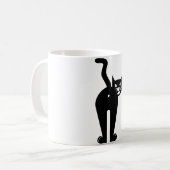 Mug Trou de bout de chat noir (Devant gauche)