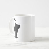 Mug Trou de bout de chat noir (Devant gauche)