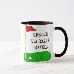 Mug Trou de golf dans une coutume de club