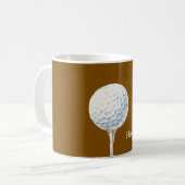 Mug Trou en un de balle de golf (Devant gauche)