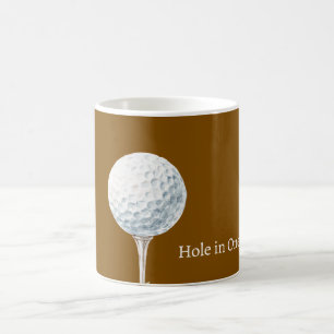 Mug Trou en un de balle de golf