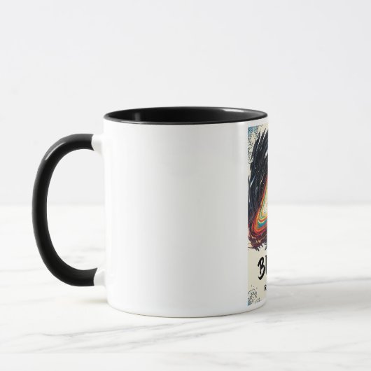 Mug Trou noir de responsabilités - Espace amusant (Gauche)