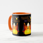 Mug Trou ou traiter mignon Vampire Corn de bonbons Hal (Devant gauche)