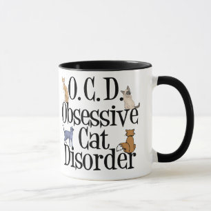 Mug Trouble de chat obsessionnel