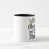 Mug Trouble de chat obsessionnel (Centre)