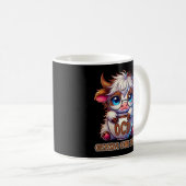 Mug Trouble de dépendance au café obsessionnel (Devant droit)