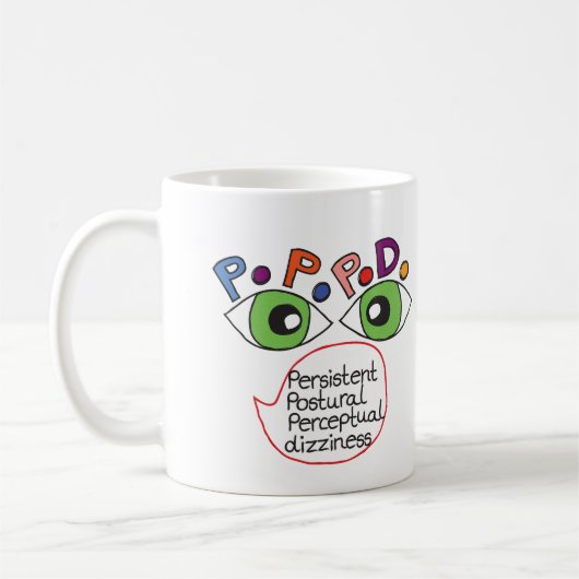 Mug trouble de l'équilibre de conscience de la PPPD ét (Gauche)