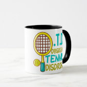 Mug Trouble obsessionnel du tennis (Devant droit)
