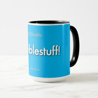 Mug troublestuff! - sur bleu