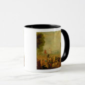 Mug Troupe d'acteurs exécutant sur Tightrope (Devant droit)