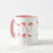 Mug Troupe de Flamants Roses (Devant gauche)