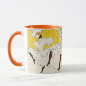 Mug Troupe de Mademoiselle Eglantine, Toulouse Lautrec (Gauche)