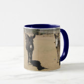 Mug Troupeau amical d'âne (Devant droit)