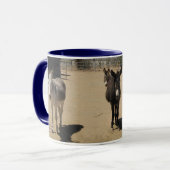 Mug Troupeau amical d'âne (Devant gauche)