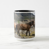 Mug Troupeau De Chevaux, Près De Hofn, Islande (Centre)