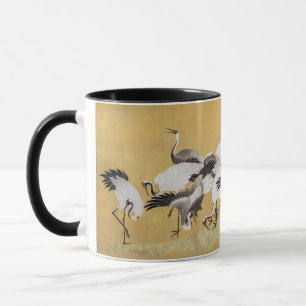 Mug Troupeau de grues (côté droit) par Ishida Yutei