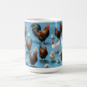 Mug Troupeau de poussins et de coquelets (Centre)