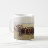 Mug Troupeau de sentiers au Wyoming par WHD Koerner (Devant gauche)