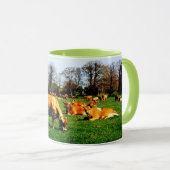 Mug Troupeau de vaches du Jersey (Devant droit)