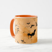 Mug Troupeau des battes de Halloween, votre nom sur (Devant gauche)