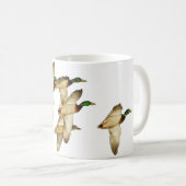 Mug Troupeau des canards dans des canards de vols (Devant droit)