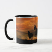 Mug Troupeau sauvage de chevaux (Gauche)