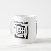 Mug Trousse de survie de zombi (Devant gauche)