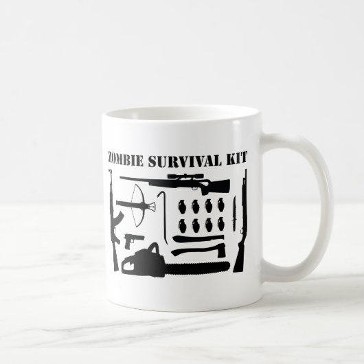 Mug Trousse de survie de zombi (Droite)