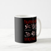 Mug Trousse de survie Funny Vampire Transylvanie (Devant droit)