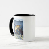 Mug Trout Fishing Cross-Section - Sun River, (Devant gauche)