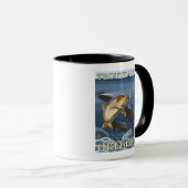 Mug Trout Fishing Cross-Section - Troutdale, (Devant droit)