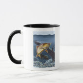 Mug Trout Fishing Cross Section - West Yellowstone, (Gauche)