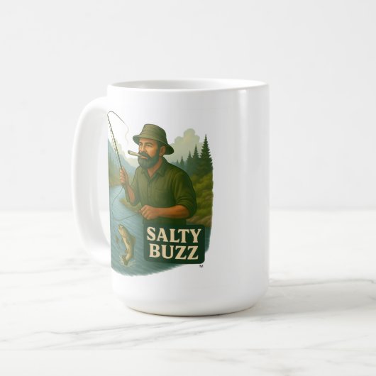Mug Trout Fishing Salty Buzz (Devant gauche)