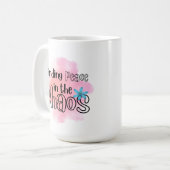 Mug Trouver la paix (Devant gauche)