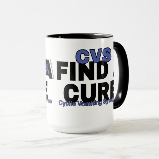 MUG TROUVER UN CURE/BOLD...CVS (Devant droit)