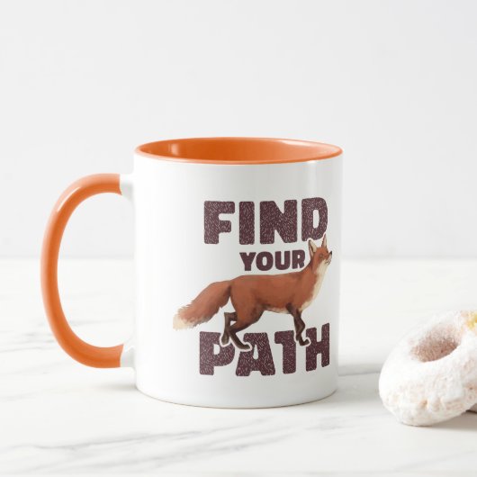 MUG TROUVER VOTRE FOREST FOREST DE CHEMIN (Avec donut)