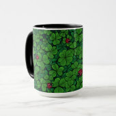 Mug Trouvez le trèfle chanceux (Devant gauche)