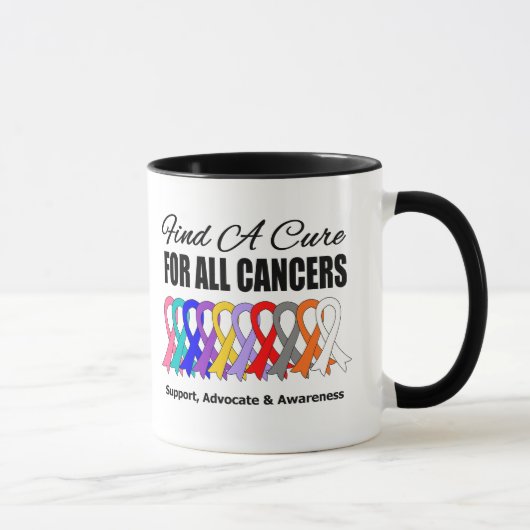 Mug Trouvez les rubans d'un traitement pour tous les (Droite)