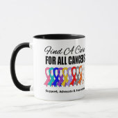 Mug Trouvez les rubans d'un traitement pour tous les (Gauche)