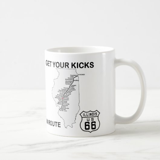 Mug Trouvez vos coups de pied sur la Route 66 de l'Ill (Droite)