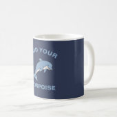 Mug Trouvez votre marsouin Funky Ocean Sea Animal Fish (Devant droit)