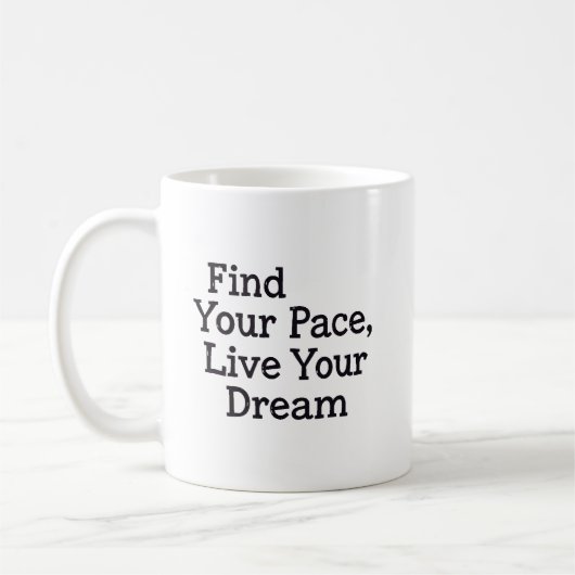Mug Trouvez votre rythme (Gauche)